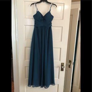 Azazie Paola Ink Blue size A2